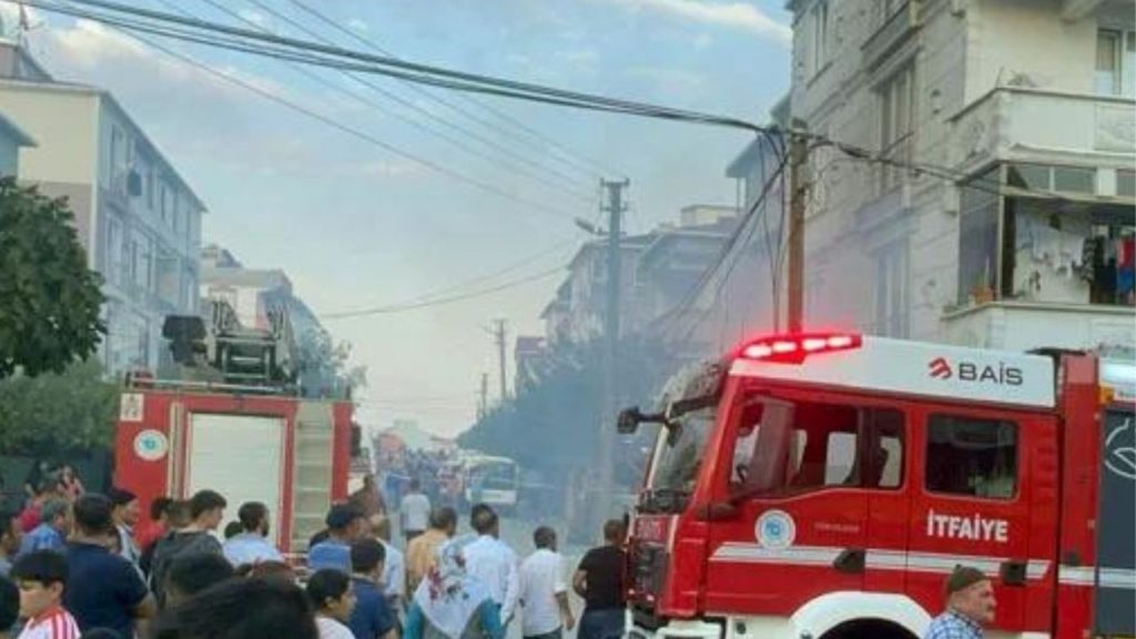 Depo yangını korkuttu