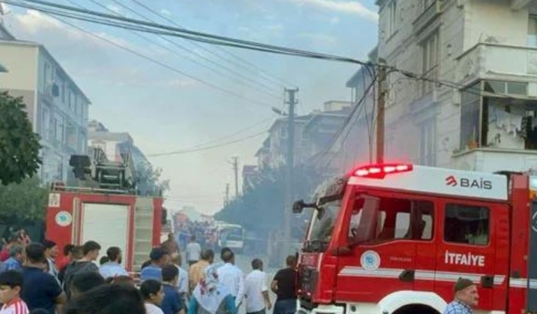 Depo yangını korkuttu