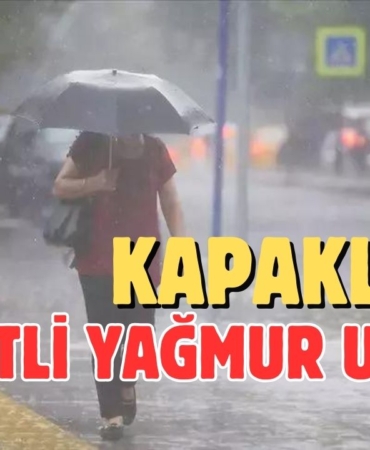 Kapaklı'ya şiddetli yağmur