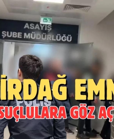 Tekirdağ Emniyeti’nden Büyük Operasyon: 174 Kişi Yakalandı 7 Tekirdağ emniyeti