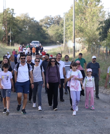 Bisiklet turu ve doğa yürüyüşü etkinliği düzenlendi. 10 doğa yürüyüşü