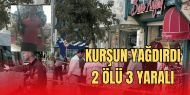 Kurşun yağdırdı