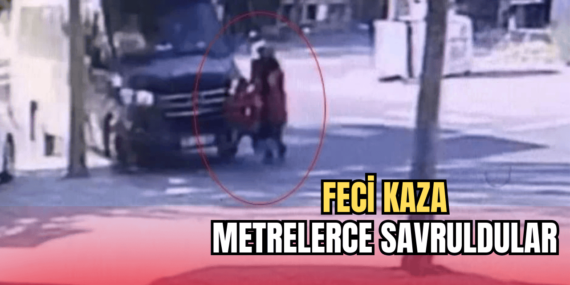 Feci Kaza: Anne ve İki Çocuğuna Servis Minibüsü Çarptı 13 servis minibüsü