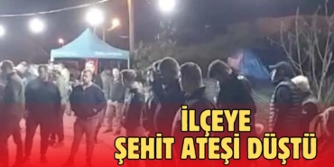 şehit ateşi düştü