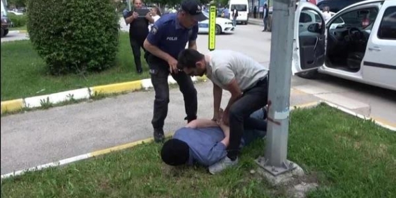 Kapaklı'da Zehir taciri şüpheli Polisten kaçamadı 14 zehir taciri