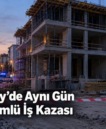 Çerkezköy Ardıç Sokak’ta Musa Uluçay’ın hayatını kaybettiği inşaat şantiyesi